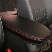 Automobilio konsolės porankio dangčio kilimėlis, skirtas Toyota RAV4 2019 2020 2024 2024 2024 automobilio porankio laikymo dangtis, odinis dangtelio apsauginis padas raudona