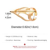Geometric Rhombic Hollow Ring Armor Adjustable Retro High-End Punk Unisex Joint Ring Unique Jewelry Gift resizable