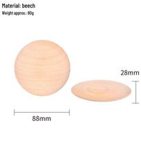 Round Solid Wood Painting Board with Customizable Styles