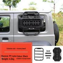 Jimny 17-26 modeliams Automobilio lango praplėtimas Off-road laikiklis Atstatymo lenta No Extension black