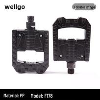 WELLGO aliuminio lydinio sulankstomo kalnų dviračio pedalai F178 F265 gray