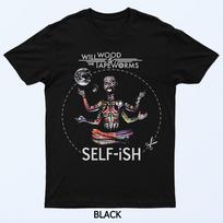 Vintage Meditation Colorful Will Wood Basic Selffish Funny Pullover T-Shirt L