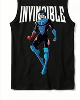 Invincible Ribbed Tank Streetwear Anime Lover New Model personality Clothes Year round clothing Unisex high quality soft hot product L black