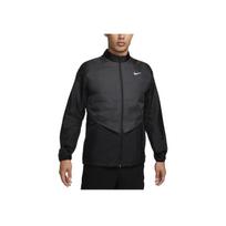 Nike Therma-Fit Vandeniui atspari Šilta Patogi Užtraukiama Aukšta apykakle Ilgomis rankovėmis Pūkinė striukė Vyriškos striukės Juoda FQ0444-010 L black