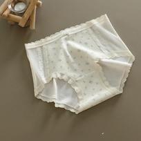Women's Underwear Cute Floral Soft Comfortable Breathable Skin-friendly Daily with Bow Panties one size