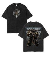 Warhammer 40K Space Marine Anime Vintage Graphic Gamer Unisex T-Shirt 2XL black