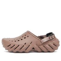 Crocs Echo Comfort Temperament Hole Shoes Unisex Dark Brown 43-44 tamsiai ruda spalva