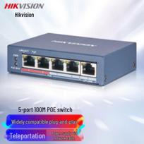 Hikvision 5-Port 100Mbps PoE Switch CN plug (adapter included)