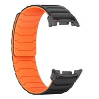 Two-tone Armor Magnetic strap for Samsung Galaxy Watch 8 40/44mm 8 Classic 46mm silicone Sport Band for Galaxy Ultra 2025 7Ultra for galaxy 8 classic