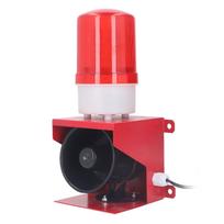 Industrial Siren Alarm Outdoor 115dB Sound Light Horn Waterproof Emergency Strobe Warn Light EU Plug 110V
