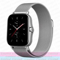 20mm 22mm Magnetic Band For Amazfit balance/GTS 4/3/GTS Mini 2/GTR 4/3/Pro stratos Metal Watch Bracelet correa Amazfit bip strap 20mm watch band sidabras