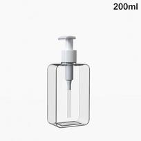 200/300 ml kvadratinis muilo dozatorius, stalo losjono buteliukas su pompa, vonios losjono, skysto muilo dozatorius, daugkartinio naudojimo tuščias buteliukas 200ml
