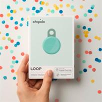 Ieškiklis CHIPOLO LOOP Mint su silikonine kilpa