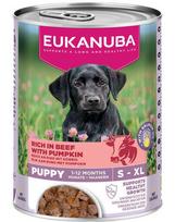 Eukanuba Life Care konservuotas maistas šuniukams su jautiena ir moliūgais 400g