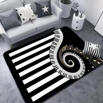 Music Rock Carpet Esports Large-area Anti Slip Living Room Dirt and Easy To Maintain Sofa and Coffee Table Decorative Carpets 40X60CM