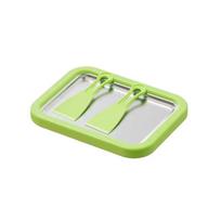 Multifunctional Rolled Ice Cream Maker - Cold Sweet Fried Ice Pan - DIY Household Frozen Yogurt Maker - For Homemade Stir-Fried žalia
