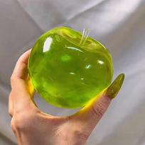 Kids  Childrens Squishy Green Apple Stress Ball Soft Fidget Sensory Toy for ADHD Autism Slow Rebound Squeeze Toy for Adults Christmas Gift Present