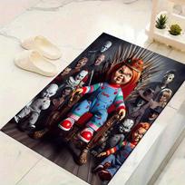 1pc King Chucky Pattern Area Rug, Anti slip Non Shedding Stain Resistant Carpet 60cm by 90cm