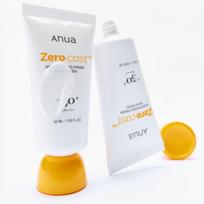 Anua Zero Cast Daily Moisture Sunscreen Double Set – Transparent Hydrating Sun Cream SPF50+ PA++++ 50ml x 2 white