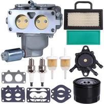 2025 Trend791230 Karbiuratoriaus rinkinys, suderinamas su Briggs Stratton 407777 20-25 AG varikliu, 699709 499804 John Deere LA150 LA145 LA130 L12 Pack of 1