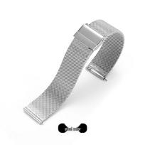 Stainless Steel Mesh Strap for iWatch 11, Milanese Apple S10, and Huawei GT Smartwatches gray