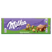Milka pieno šokoladas su sveikais lazdyno riešutais 250 g