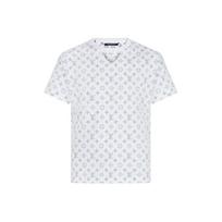 LOUIS VUITTON Marškinėliai Unisex Balti 1A8QDG XL-No Original Gift Bag Or Gift Box balta