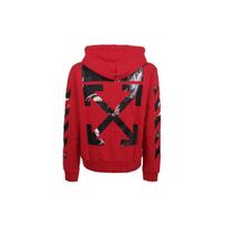 OFF WHITE Caravaggio Arrow Hoodie OMBB034S20E300042088 S raudona
