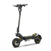 OOTD T10 - Sulankstomas elektrinis paspirtukas - 900 W variklis - 48 V 13,5 Ah baterija - 60 km nuotolis - Amortizatoriai - Juodas ir geltonas