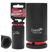 Tvardy gili smūginė galvutė 3/4" 29mm T00213-29, 29mm, 3/4" kvadratinė pavara, pailga, CR-MO plienas