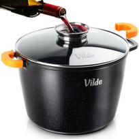 Granitinis puodas su dangčiu 28 cm, 9.7l, visoms viryklėms ir orkaitei Orion