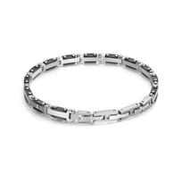 Police SPIRE GB0039201 Men's Stainless Steel Necklace with Box sidabras