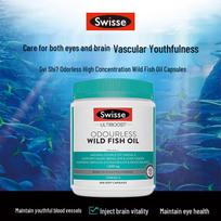 Swisse High Concentration Omega-3 1000mg Wild Fish Oil Softgels