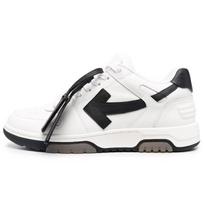 Off-White Out Of Office Low-Top Sneakers 'White Black' Men's OMIA189C99LEA0010110 EU 46