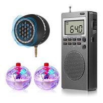 4Pcs Spirit Box Equipment Kit,with 2 LED Cat Ball 1 Spirit Box Speaker Paranormal Equipment Kit for Home Office Outdoor less
