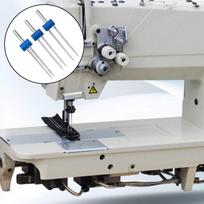 3 vnt. 2/3/4 mm dvigubos adatos, dvigubi siuvimo smeigtukai, siuvimo mašinos priedai