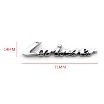 3D chrome Lorinser car letter rear emblem auto badge sticker logo decal for benz FS1