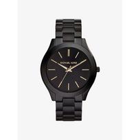 Michael Kors Slim Runway Juodo Nerūdijančio Plieno Laikrodis MK3221 juoda