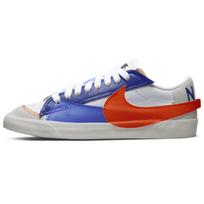 Nike Men's Blazer Low '77 Jumbo White Sail Dark Sapphire Blue Safety Orange DV9122-181 EU 43