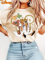 2026 Vasaros Robin Hudas Grafinis Marškinėlis Unisex Unisex Mada Medvilnės Kokybė Laisvalaikio Laisvas Trumpomis Rankovėmis Klasikinis Unisex 4XL brown