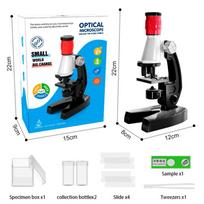 200x 600x 1200x Vaikams Mikroskopo Rinkinys HD Stebėti Bakterijas Kišeninis Mikroskopas Biologijos Mokslas Reguliuojamas
