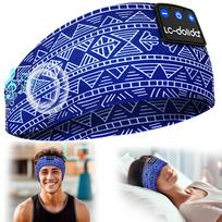 Headband Headphones for Bluetooth Wireless Earphones for HiFi Compatible with iPhone Technically Sleep Suitable for Navy Blue LC-dolida Over-ear tamsiai mėlyna spalva