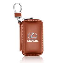 Odinis automobilio emblemos raktų dėklas Raktų pakabukas Užtrauktukas Raktų dėklas Krepšys Automobilio priedai Skirta Lexus IS250 IS200 CT200h GS300 LS430 RX450h LX570 IS300 ES RX LS ruda