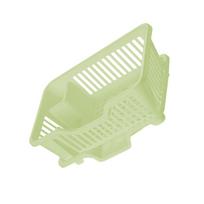 Easy Assembly Dish Rack for Kitchen Counter Organization Convenient Utensils Drainer Stand for Daily Use žalia