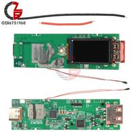 21700 Battery Case DIY Power Bank Kit 22.5W Fast Charging Motherboard Mini Portable Super Power Module Type-C USB Dual Interface black