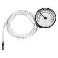 Vandens termometras su nuotoliniu rodymu ir žalvariniu davikliu tiksliam matavimui 0- 120 degree white