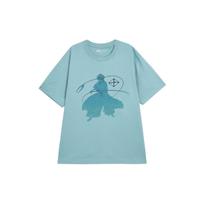 Uniqlo X Death Note Collaboration SS23 Archive Character Print Pullover Short Sleeve T-Shirt Unisex T-Shirt Light-Green 459348-52 L blue