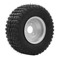 16x8-7 Padanga su stebule Mažina vibracijos triukšmą Universali guminė neslystanti ATV UTV vejapjovei gray