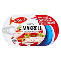 Graal skumbrės filė pomidorų padaže 170 g