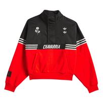 Adidas x Willy Chavarria Gomez Half Zip Coat 'Black/Red' XS black